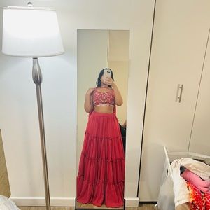 Hot Pink Lehenga - Indian wedding guest